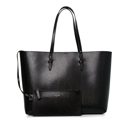 Saint Laurent Calfskin Large Shopping Tote Black 1 of 14