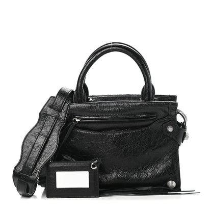 Balenciaga Agneau Giant 12 Silver Hardware Mini Mute City Black 1 of 8