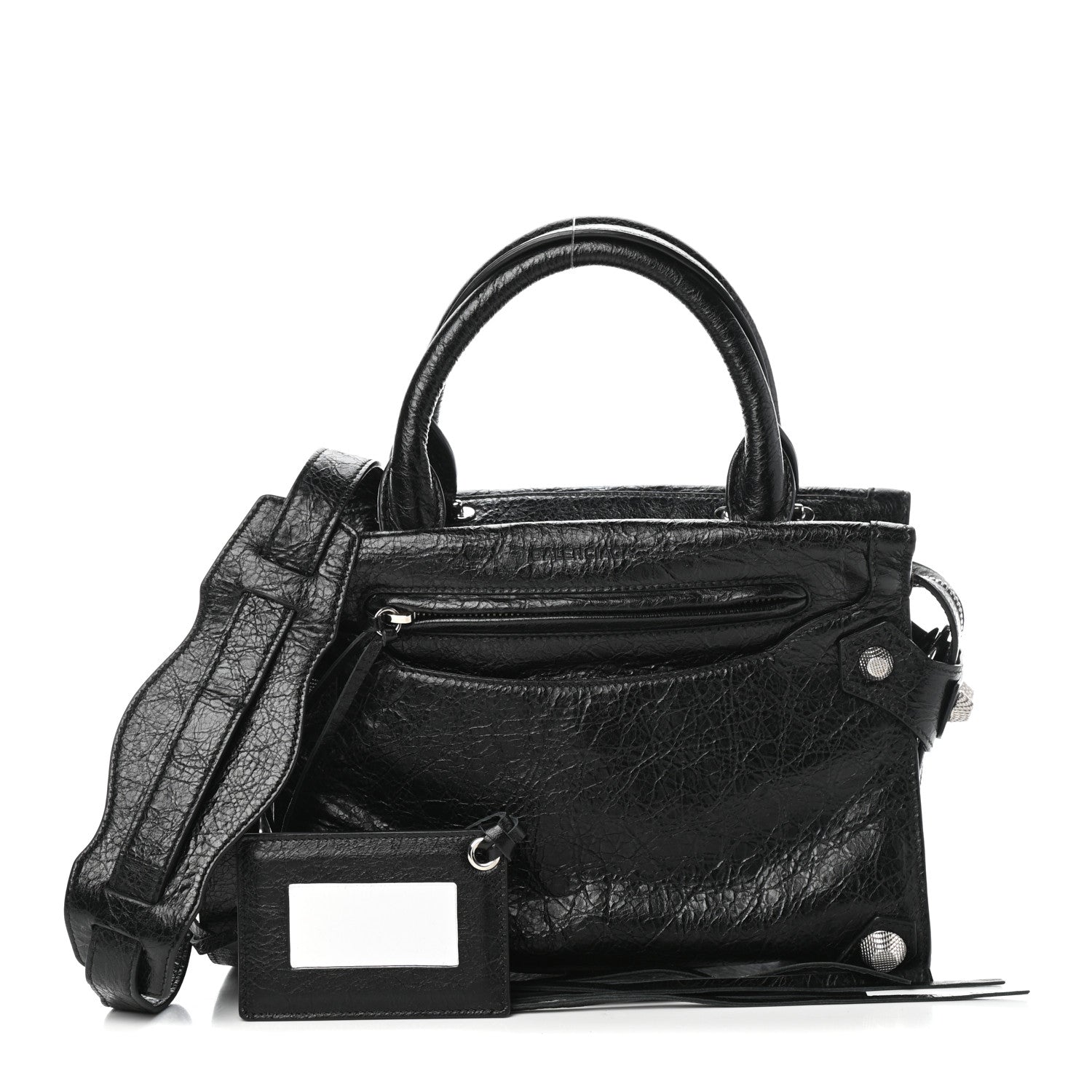 Balenciaga Agneau Giant 12 Silver Hardware Mini Mute City Black 1 of 8