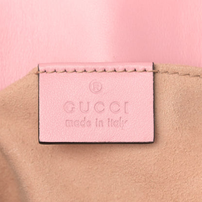 Gucci Calfskin Matelasse Mini GG Marmont Shoulder Bag Wild Rose 6 of 10