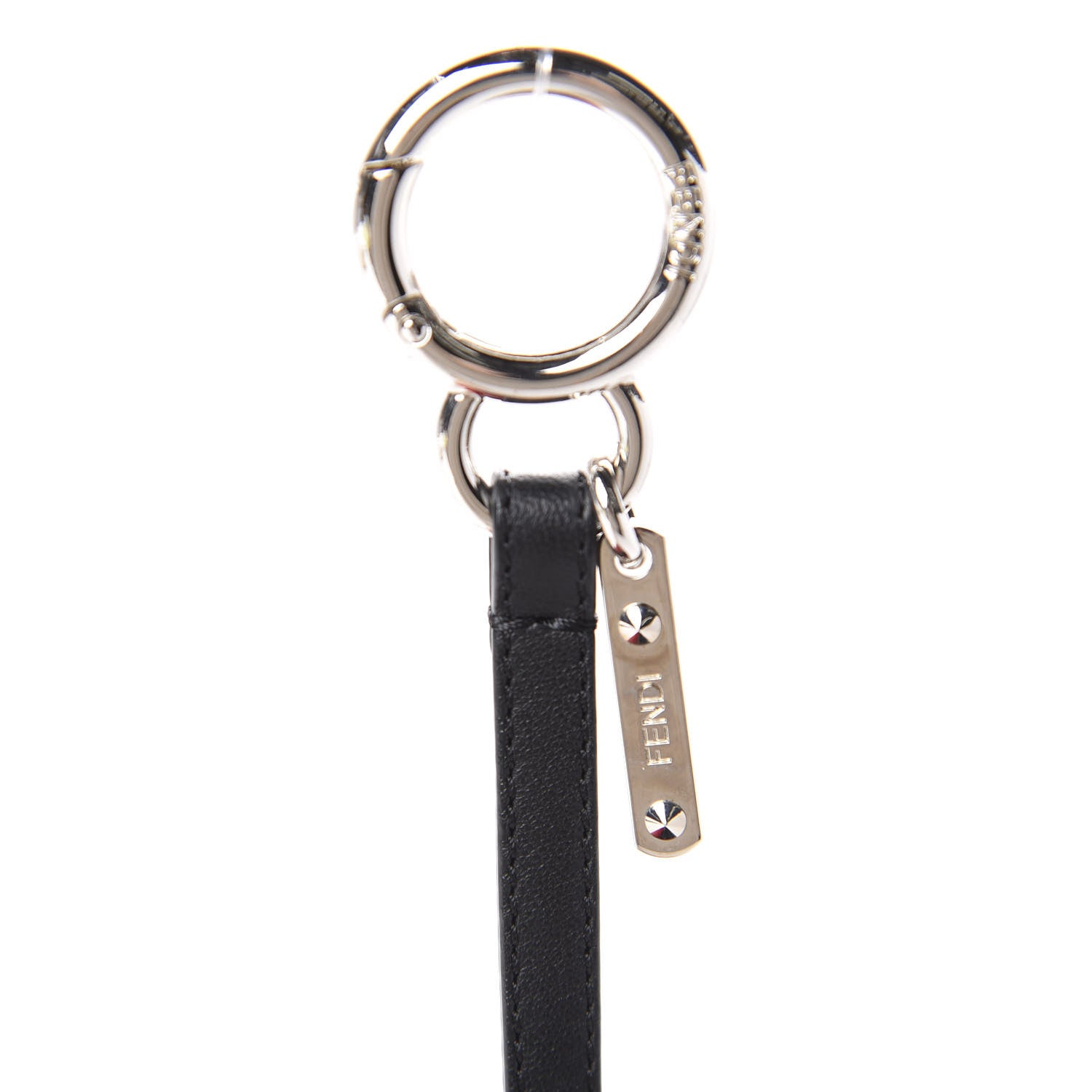 Fendi Mink Goat Fur QuTweet Funkyfur Bag Bug Charm Pimento Black Multicolor 4 of 4