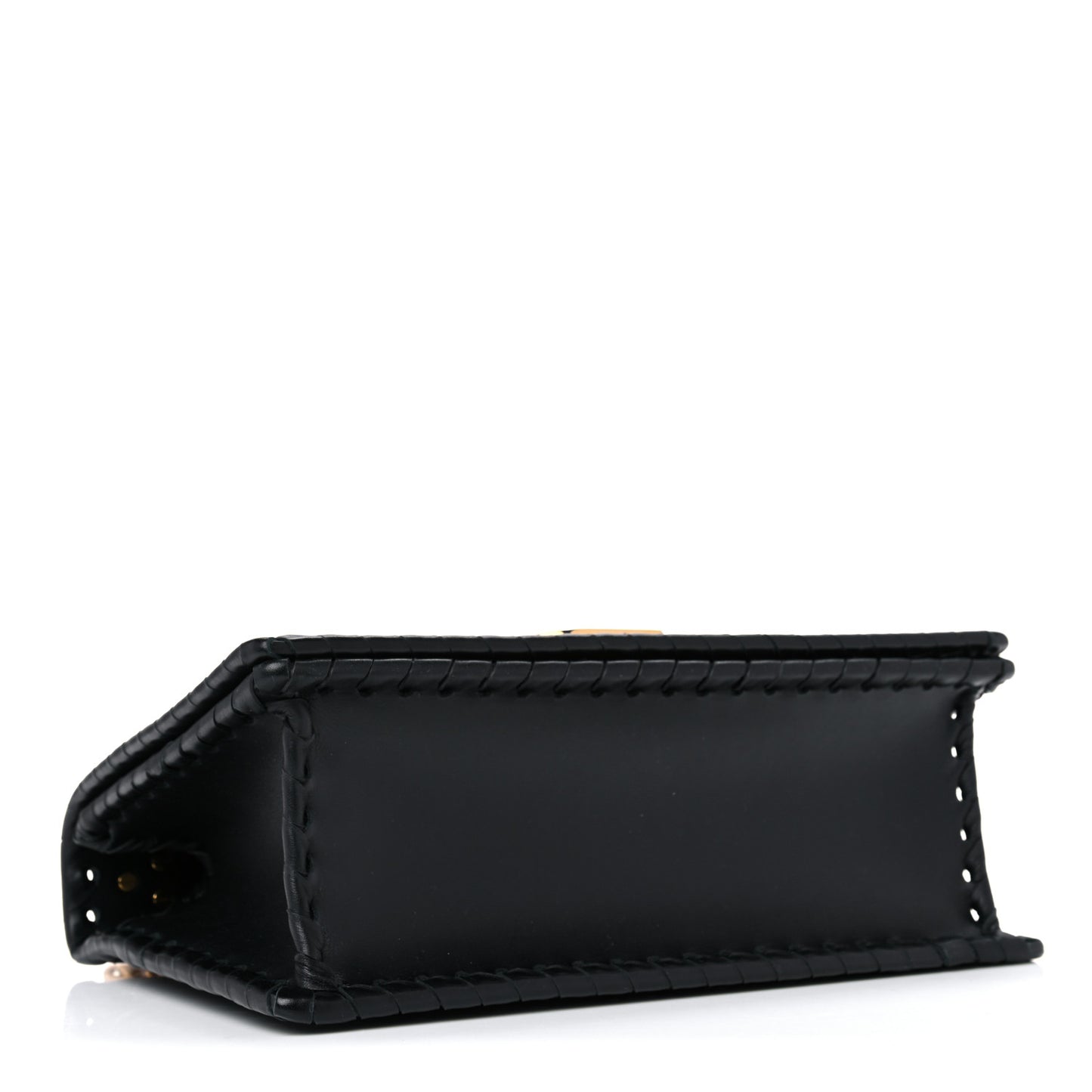Calfskin Braided 30 Montaigne Chain Flap Bag Black