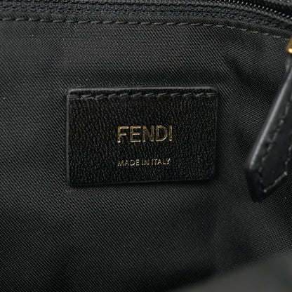 Fendi Nylon Vitello Liberty Metal Monster Eyes Sling Bag Black 6 of 10