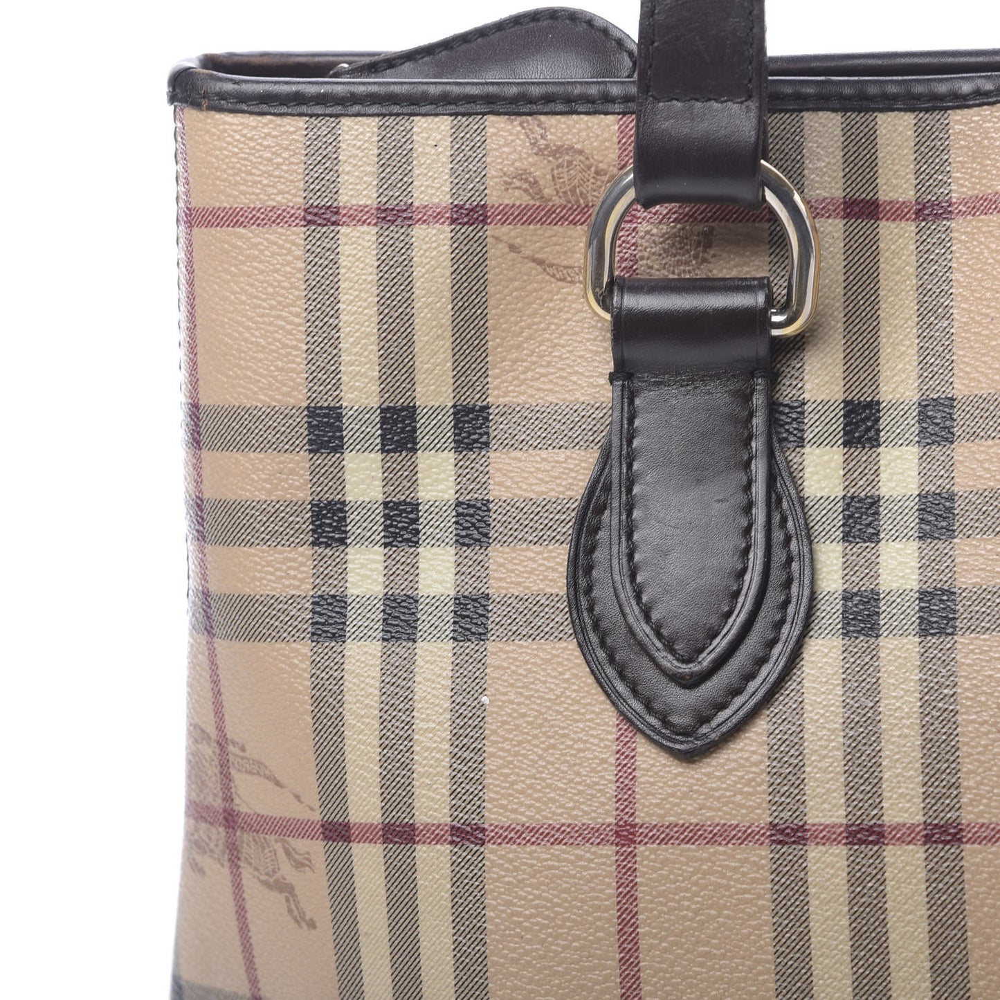 Haymarket Check Medium Regent Tote Chocolate