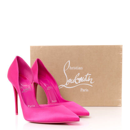 Christian Louboutin Satin Iriza 100 Pumps 37.5 Bolerose 8 of 8