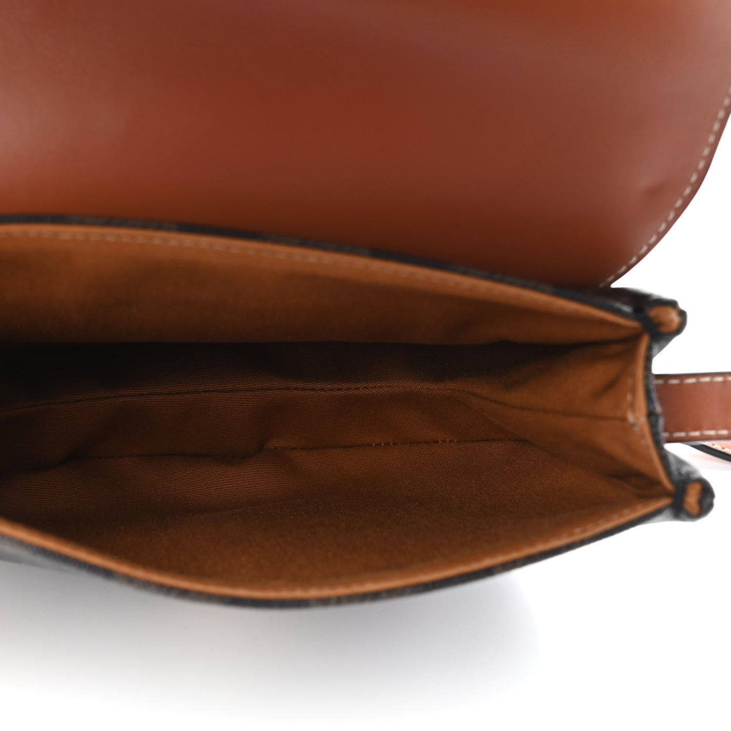 Calfskin Triomphe Besace Tan