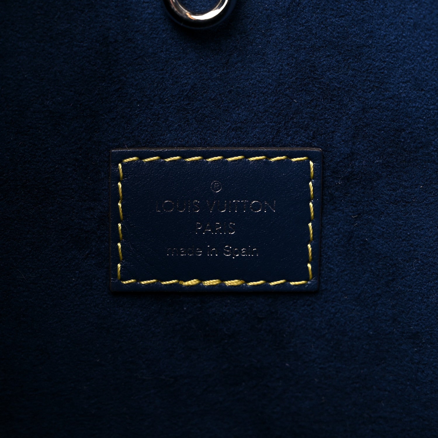 Louis Vuitton Epi Neverfull MM Denim Red 6 of 8
