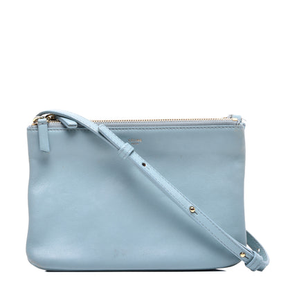 Celine Smooth Lambskin Small Trio Crossbody Bag Jade 1 of 10