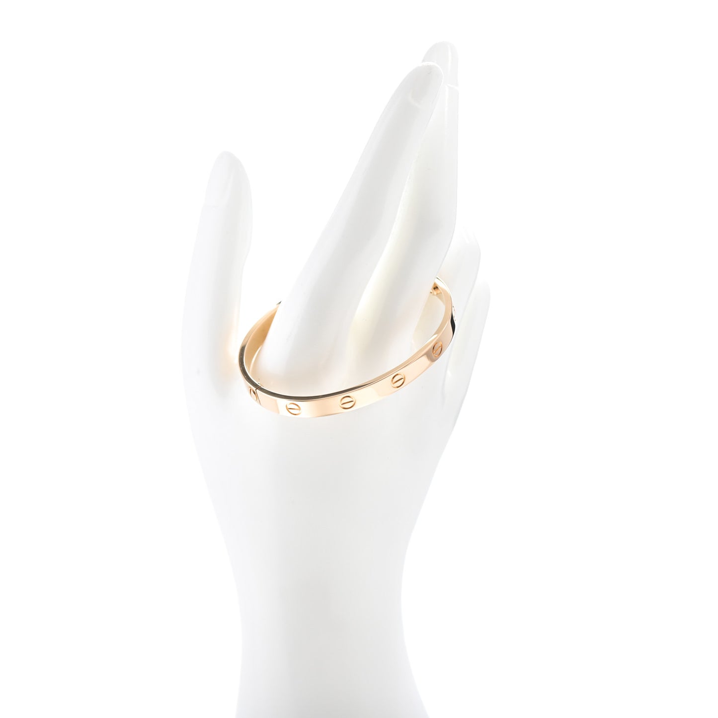18K Yellow Gold LOVE Bracelet 17