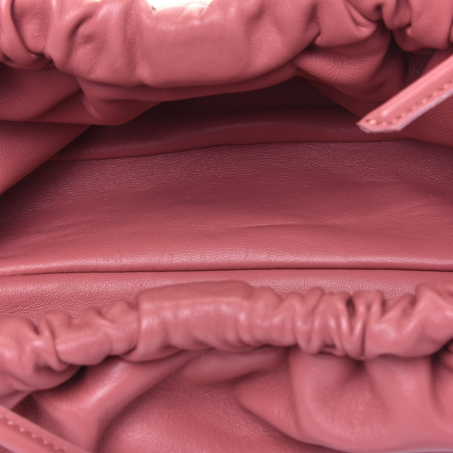 Lambskin Mini Cloud Clutch Blush