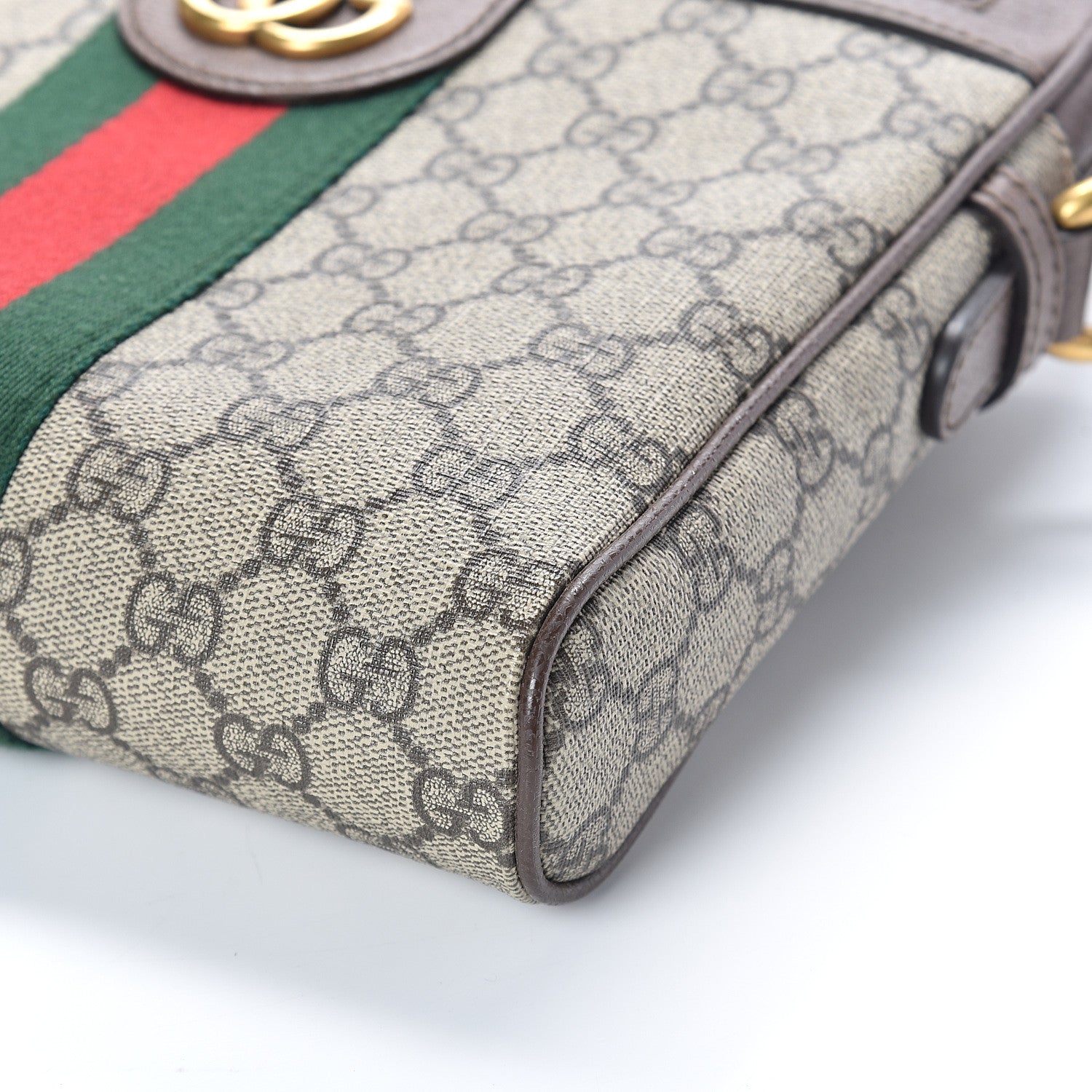 Gucci GG Supreme Monogram Web Small Ophidia Messenger Bag Brown 8 of 8