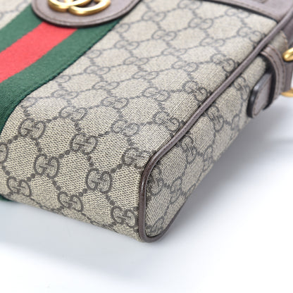 Gucci GG Supreme Monogram Web Small Ophidia Messenger Bag Brown 8 of 8