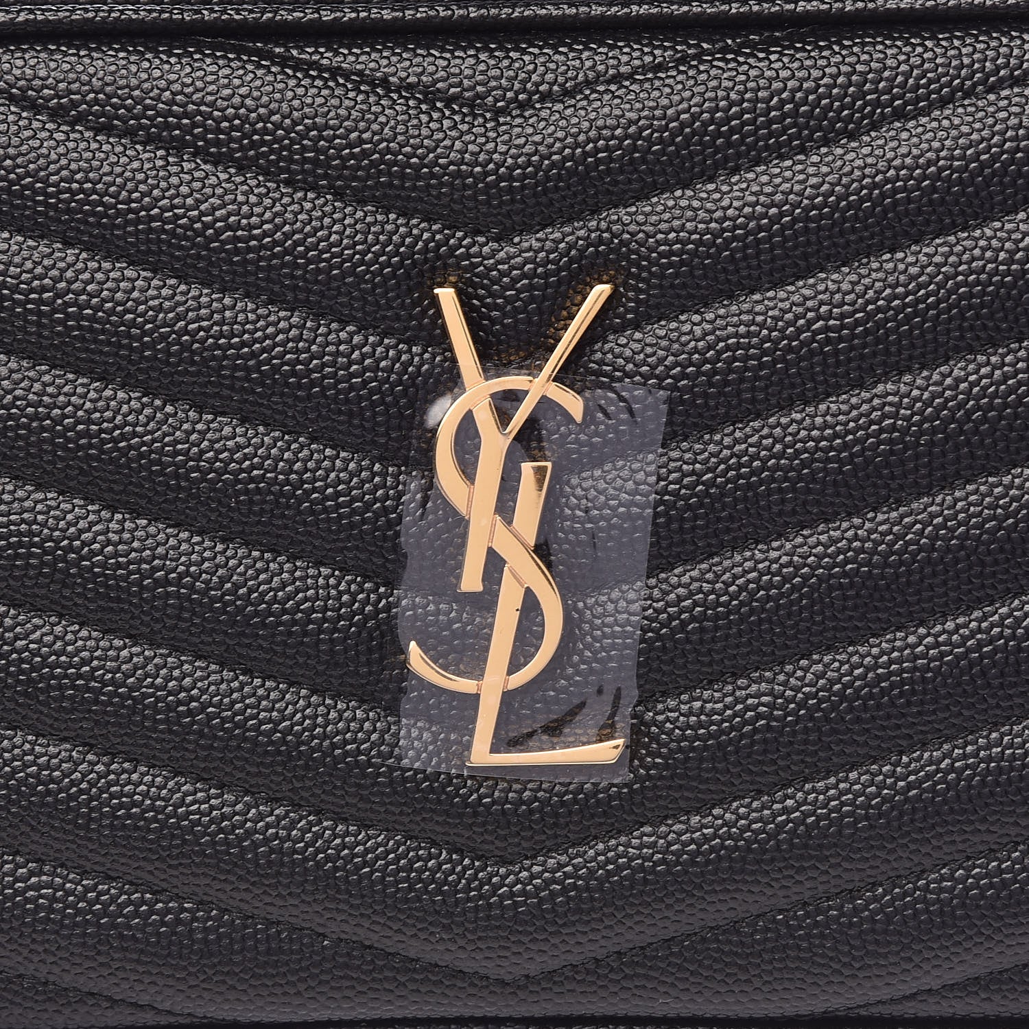 Saint Laurent Grain De Poudre Matelasse Monogram Mini Lou Camera Bag Black 10 of 10
