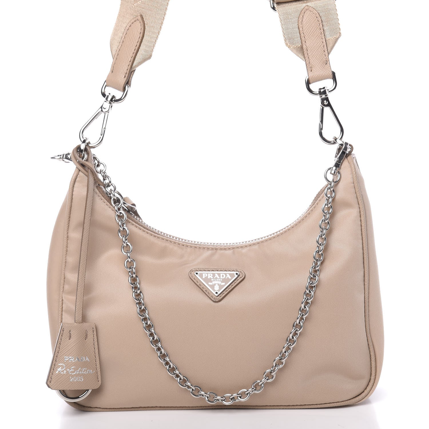 Prada Nylon Re-Edition 2005 Shoulder Bag Cammeo 9 of 11