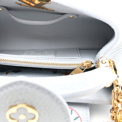 Louis Vuitton LV X TM Taurillon Capucines East West Mini Olympe Blue 5 of 9