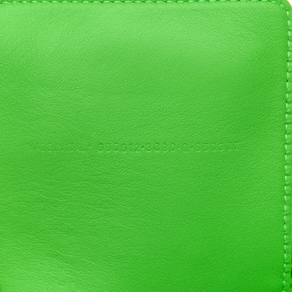 Balenciaga Nylon Lambskin Woven Small Ibiza Basket With Strap Green 7 of 10