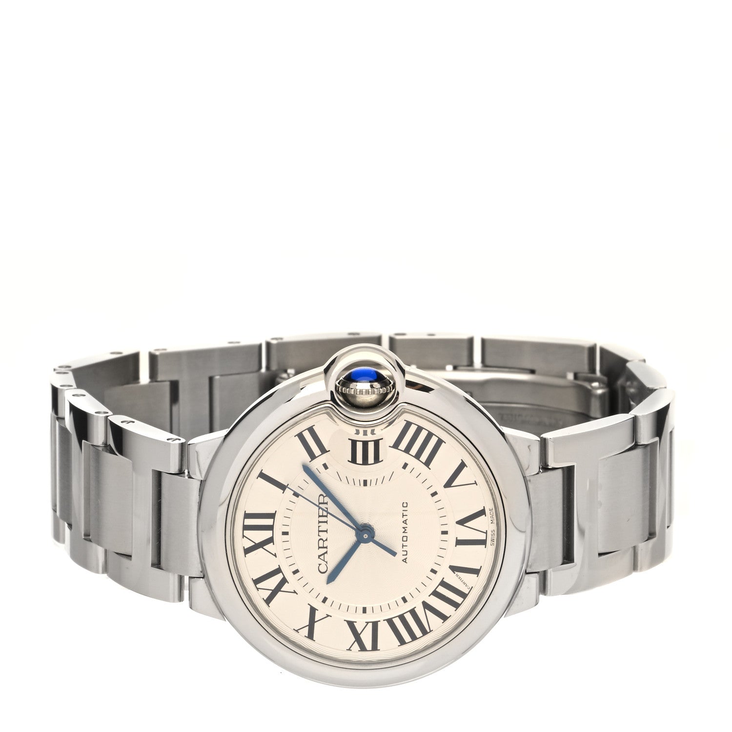 Cartier Stainless Steel 36mm Ballon Bleu De Cartier Automatic Watch 2 of 5