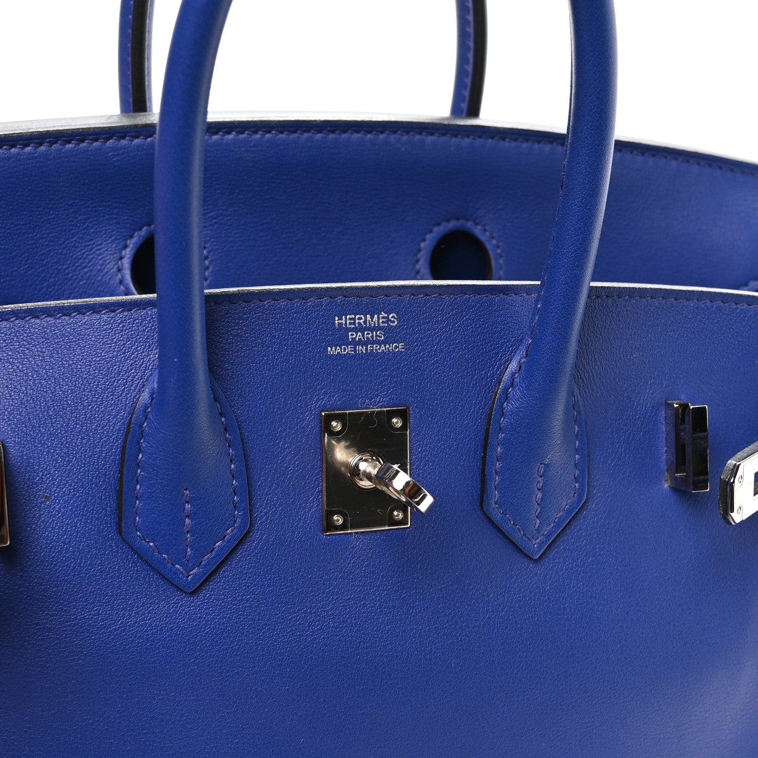 Hermes Swift Birkin 25 Bleu Electrique 6 of 10