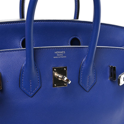 Hermes Swift Birkin 25 Bleu Electrique 6 of 10