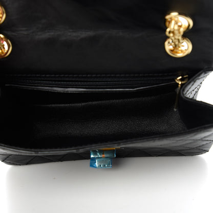 Chanel Aged Calfskin Quilted 2.55 Reissue Mini Flap Black 5 of 10