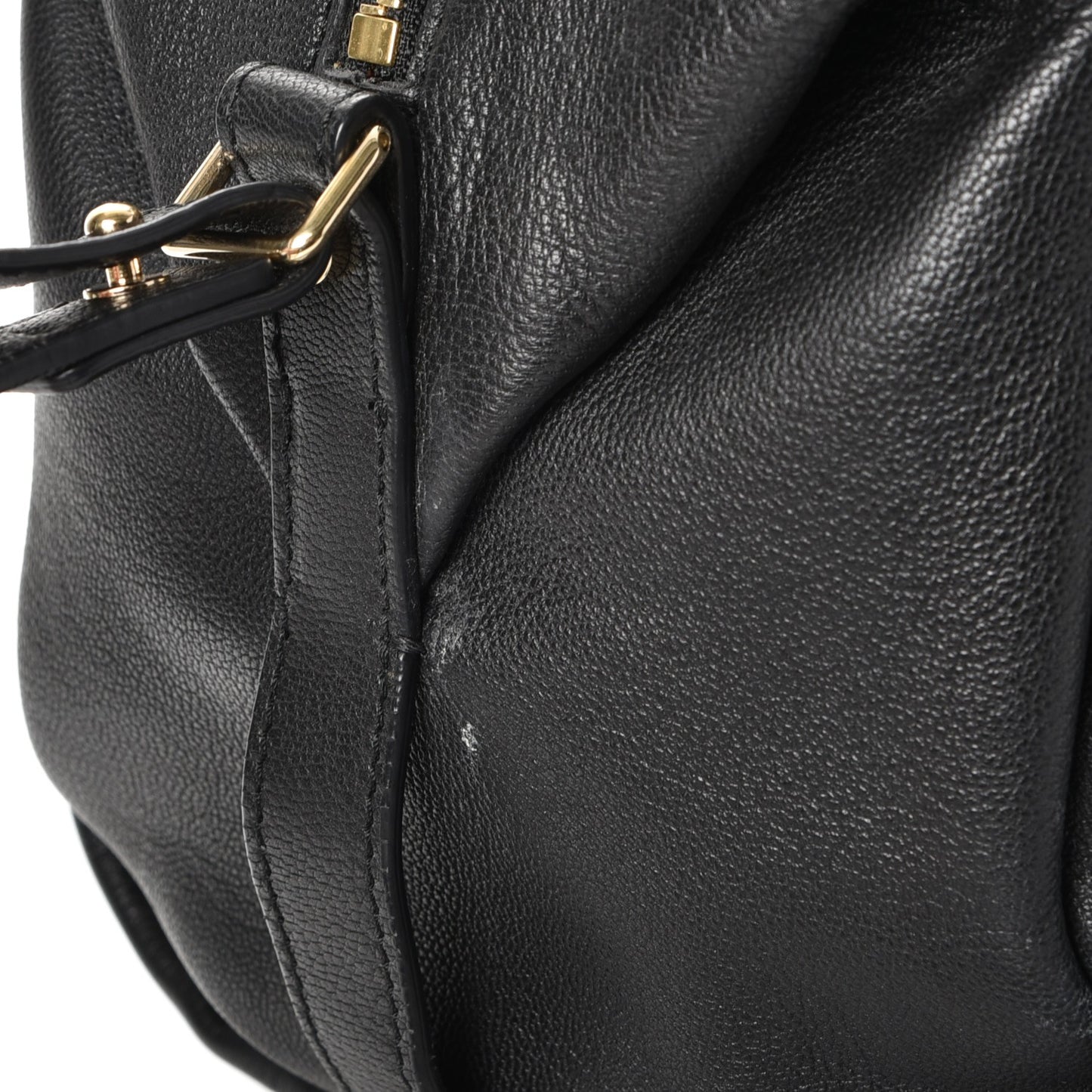 Goatskin Trilogy Bowling Bag Black