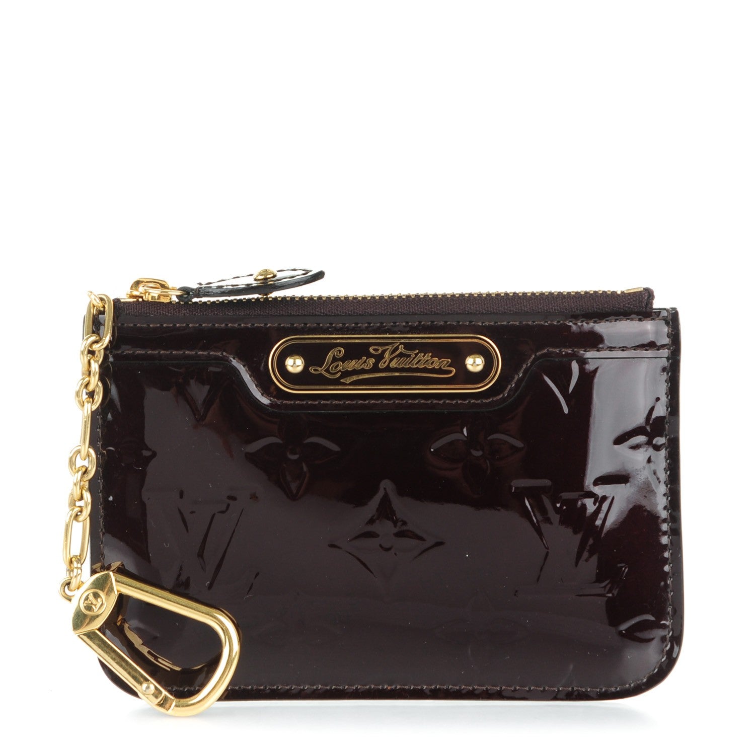 Louis Vuitton Vernis Key Pouch Amarante 1 of 7