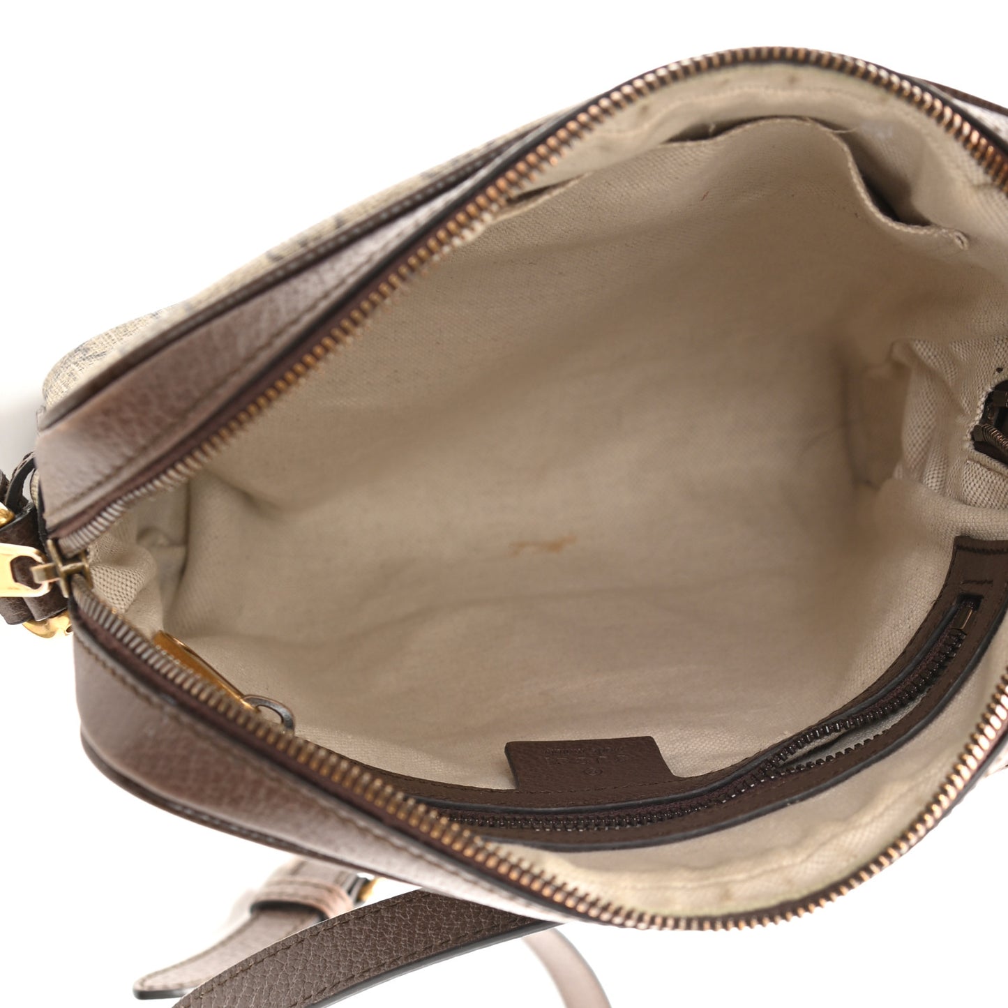 GG Supreme Monogram Web Small Ophidia Messenger Bag Brown