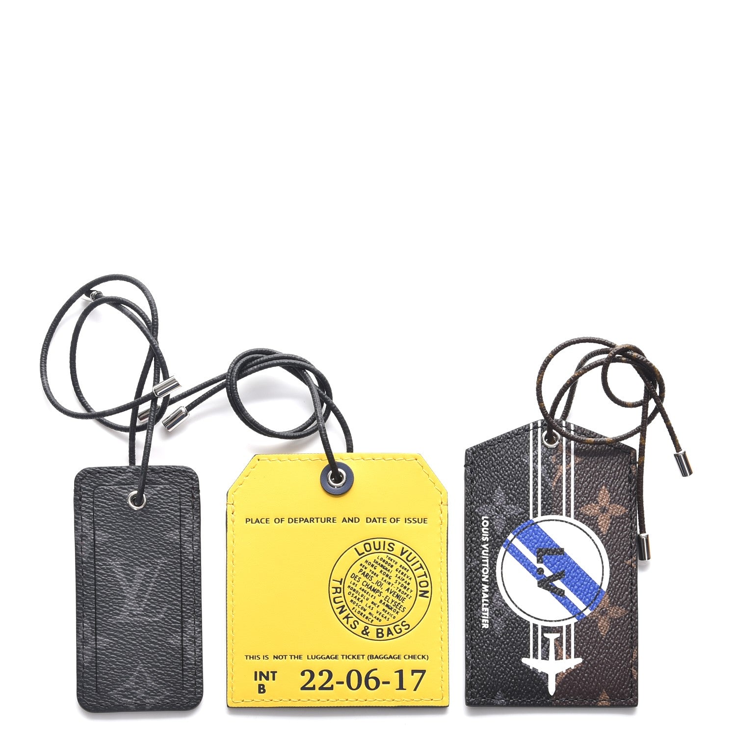 Louis Vuitton Monogram Honolulu Name Tags Set 1 of 6
