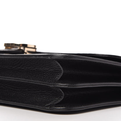 Gucci Dollar Calfskin Interlocking G Shoulder Bag Black 7 of 10