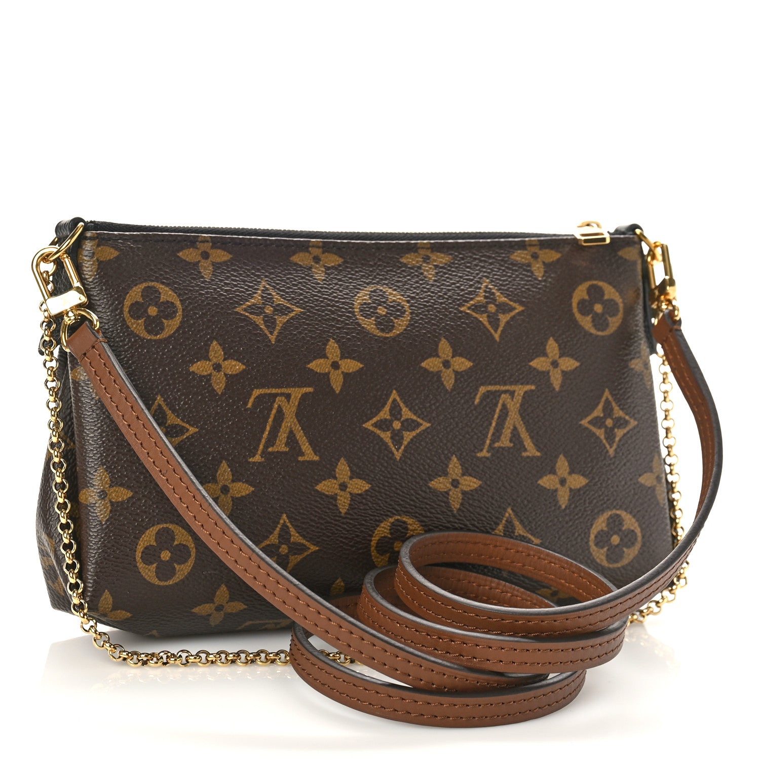 Louis Vuitton Monogram Pallas Clutch Black 3 of 8