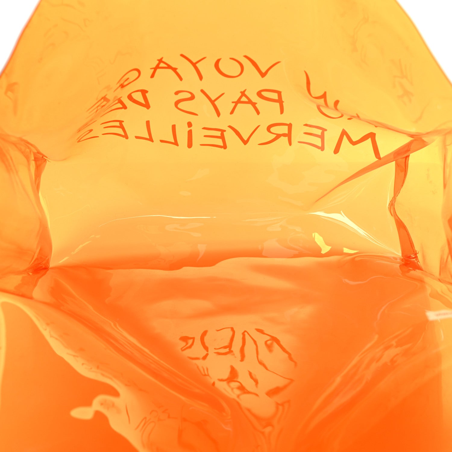 Hermes Vinyl Souvenir De L'Exposition Kelly Orange 5 of 8