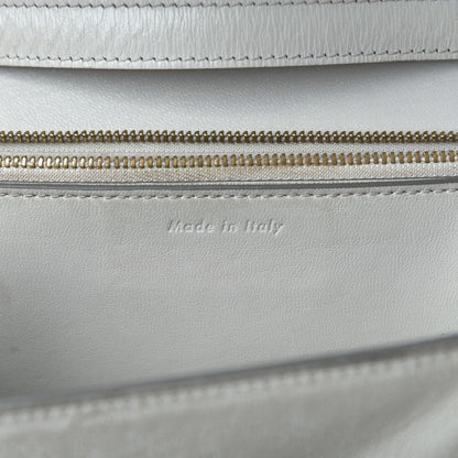 Celine Liege Calfskin Medium Classic Box Flap Bag Pale Grey 9 of 11
