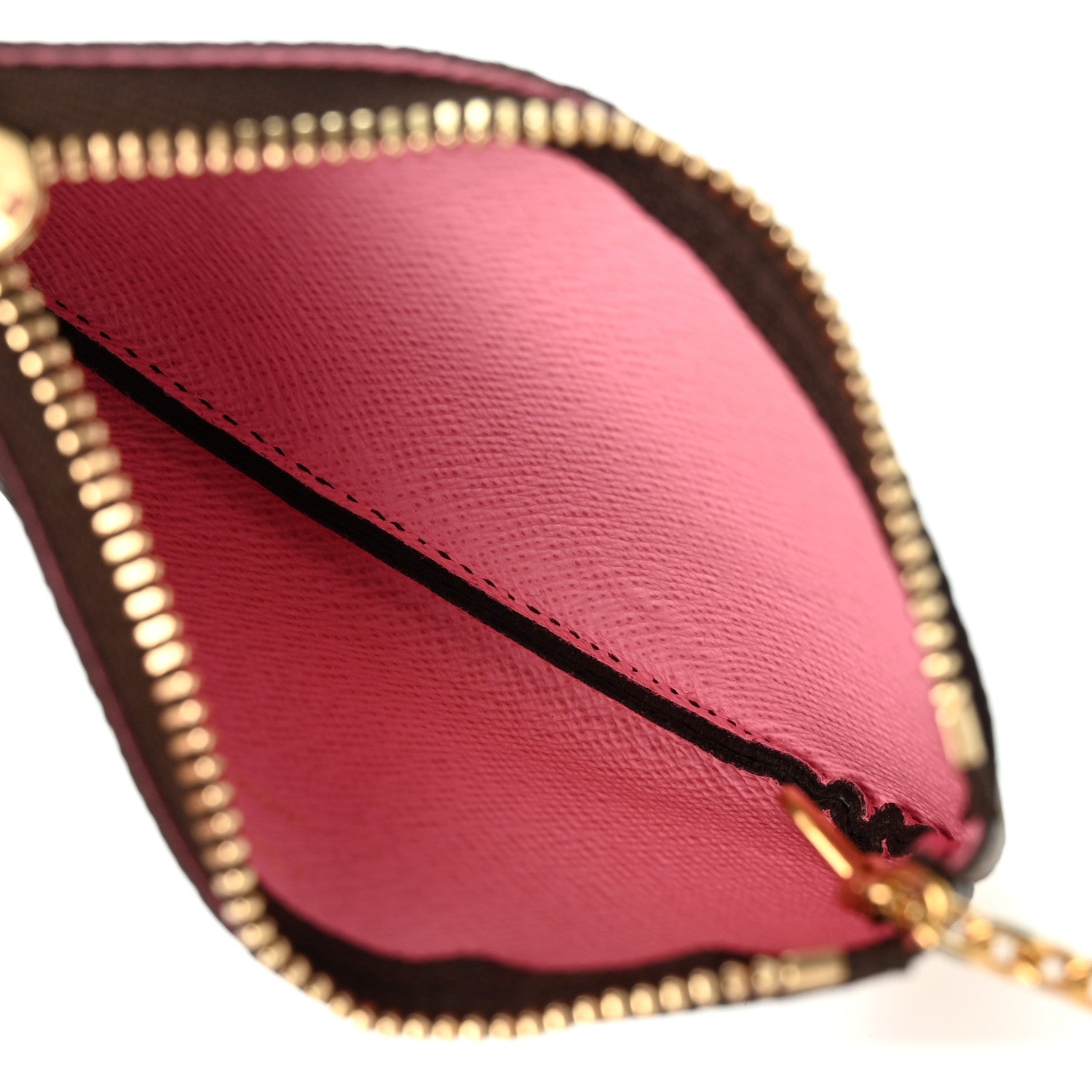 Louis Vuitton Monogram 2022 Christmas Animation Paris Key Pouch Pink 5 of 9