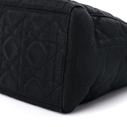 Christian Dior Nylon Cannage Medium Lady Dior Black 8 of 10