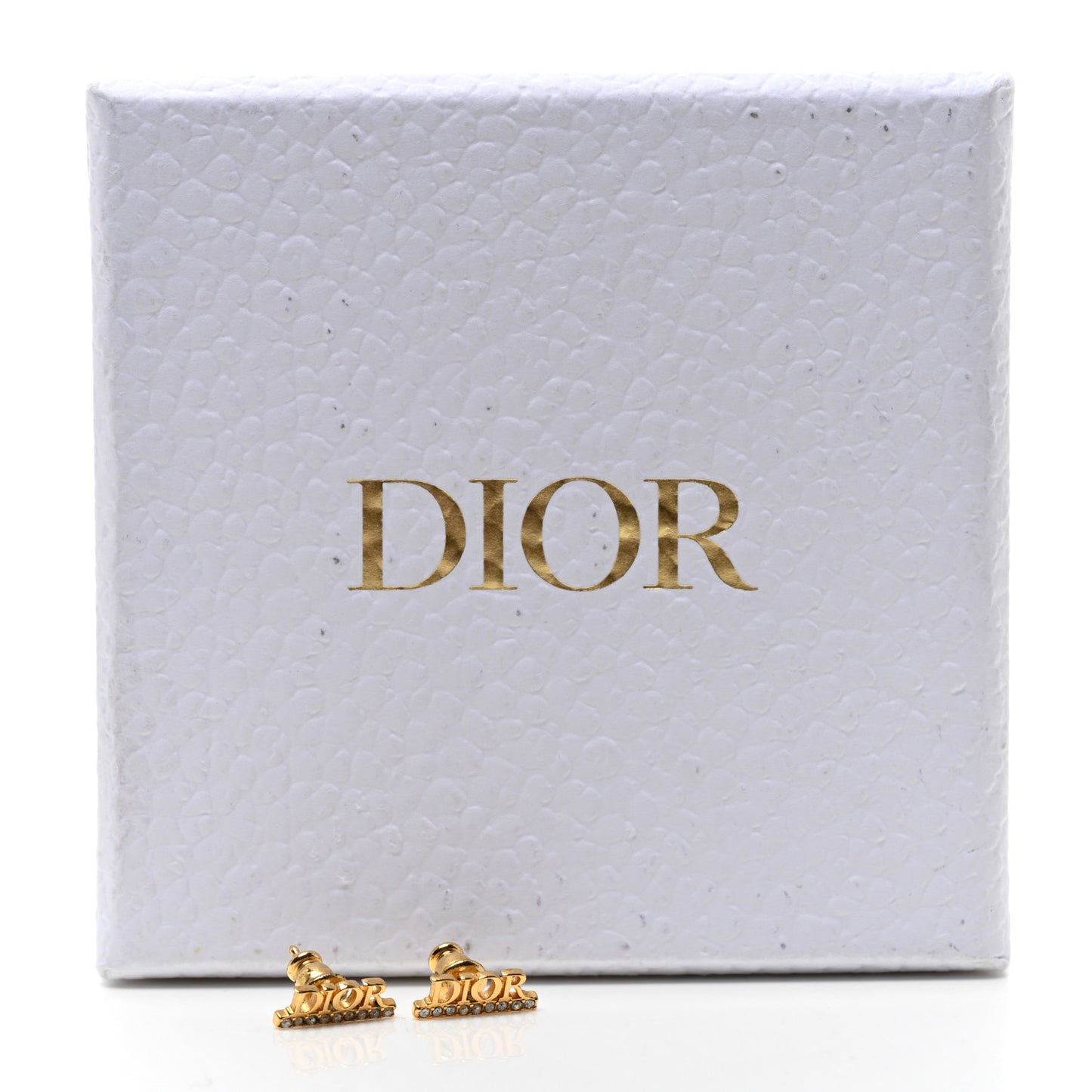 Crystal Dio(r)evolution Earrings Gold