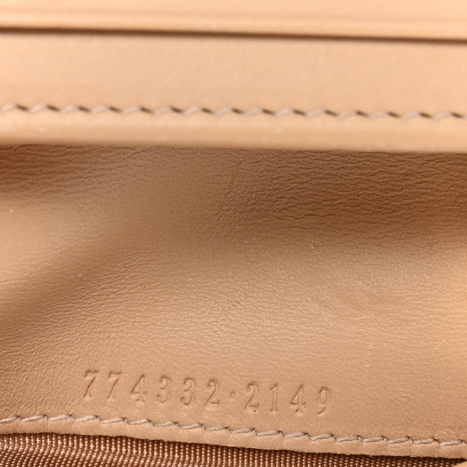 Gucci GG Supreme Monogram Calfskin Horsebit Print Card Case Beige Ebony Light Pink 7 of 8