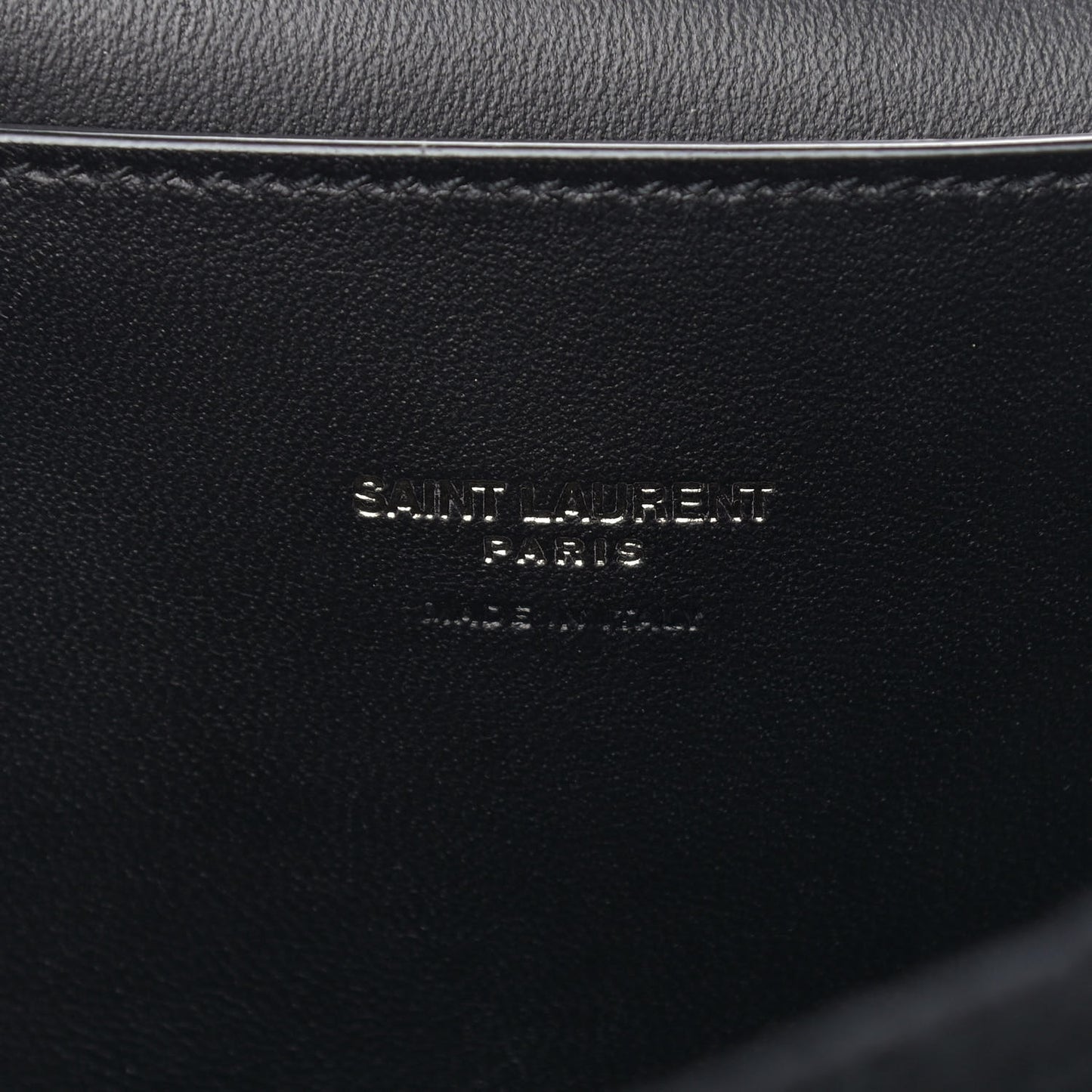 Suede Monogram Medium Kate Whipstitch Shoulder Bag Black