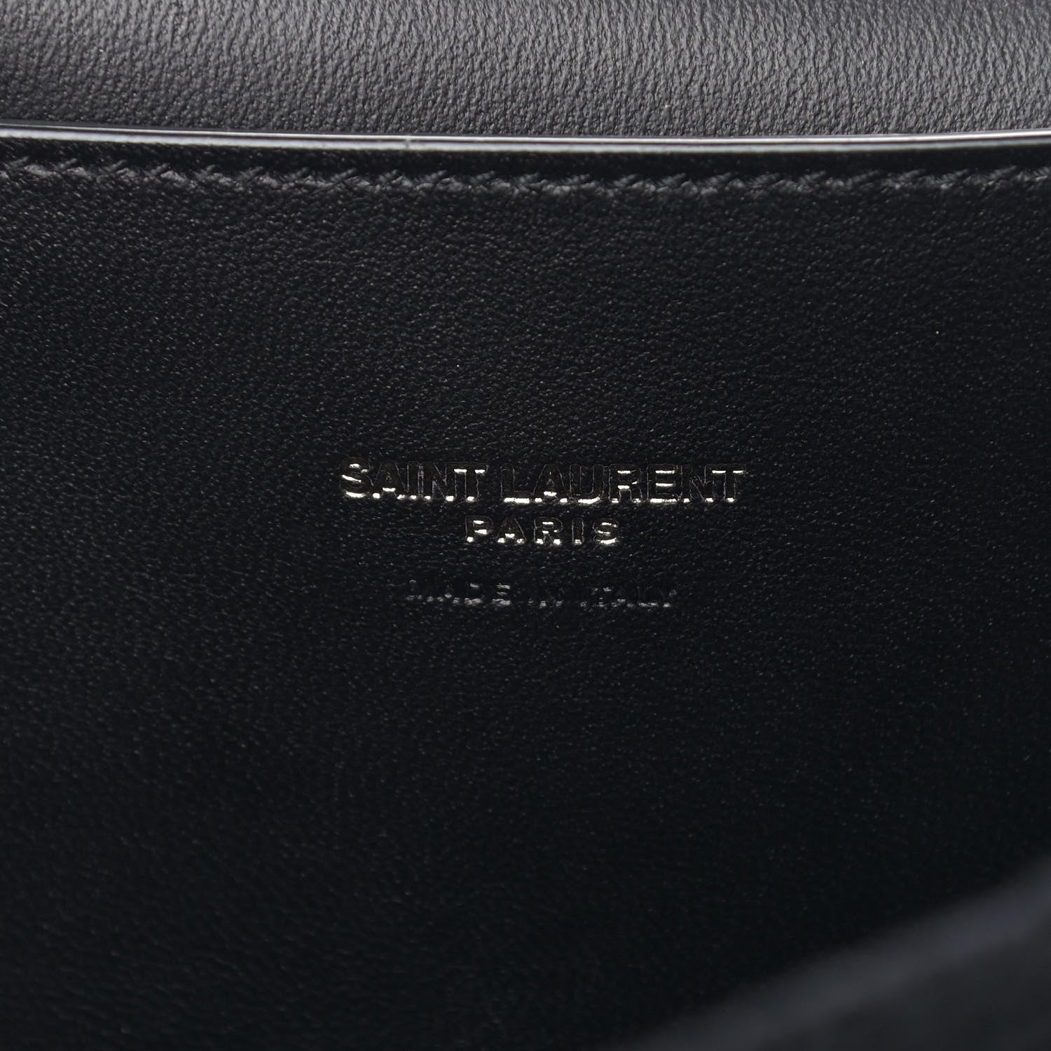 Saint Laurent Suede Monogram Medium Kate Whipstitch Shoulder Bag Black 6 of 10