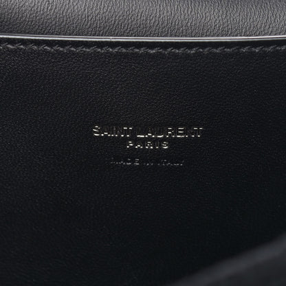 Saint Laurent Suede Monogram Medium Kate Whipstitch Shoulder Bag Black 6 of 10