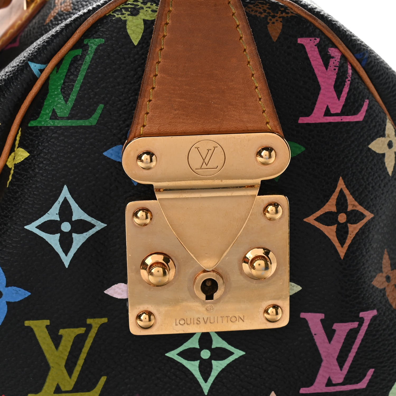Louis Vuitton Monogram Multicolor Speedy 30 Black 13 of 15