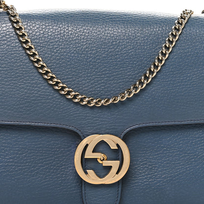 Gucci Dollar Calfskin Small Interlocking G Shoulder Bag   Caspian 8 of 11