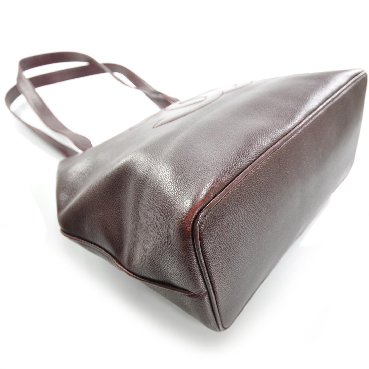 Caviar Shoulder Bag Bordeaux