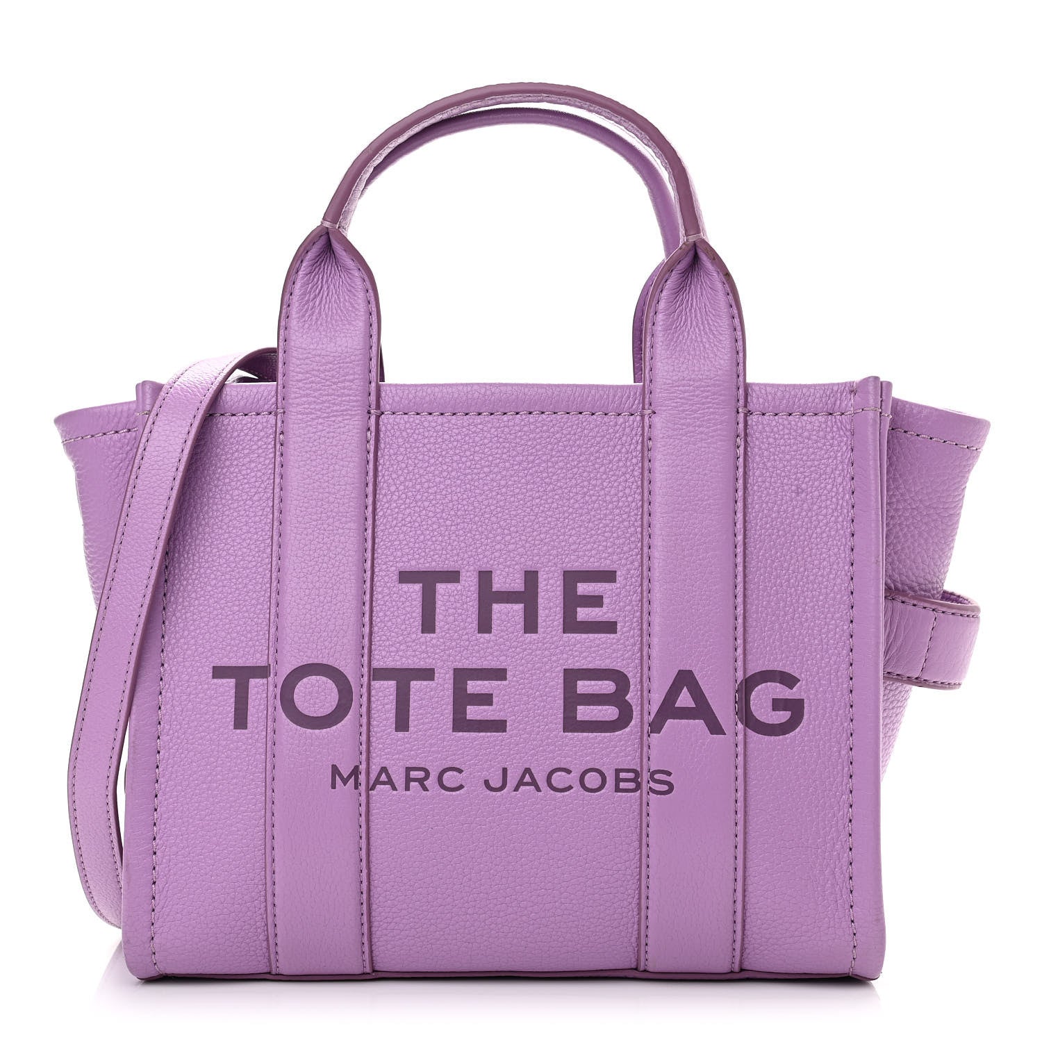 Marc Jacobs Grained Calfskin Small The Tote Bag Regal Orchid 1 of 16