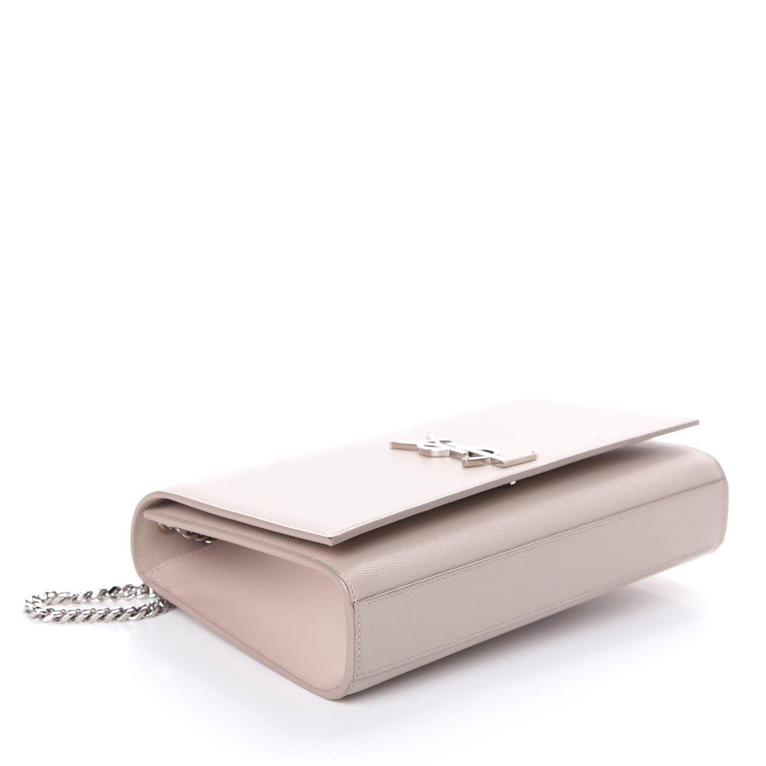 Saint Laurent Grain De Poudre Medium Classic Monogram Kate Satchel Marble Pink 4 of 11