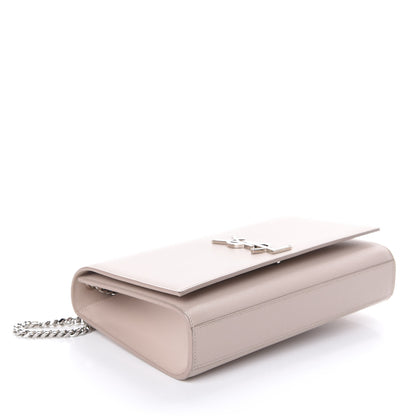 Saint Laurent Grain De Poudre Medium Classic Monogram Kate Satchel Marble Pink 4 of 11
