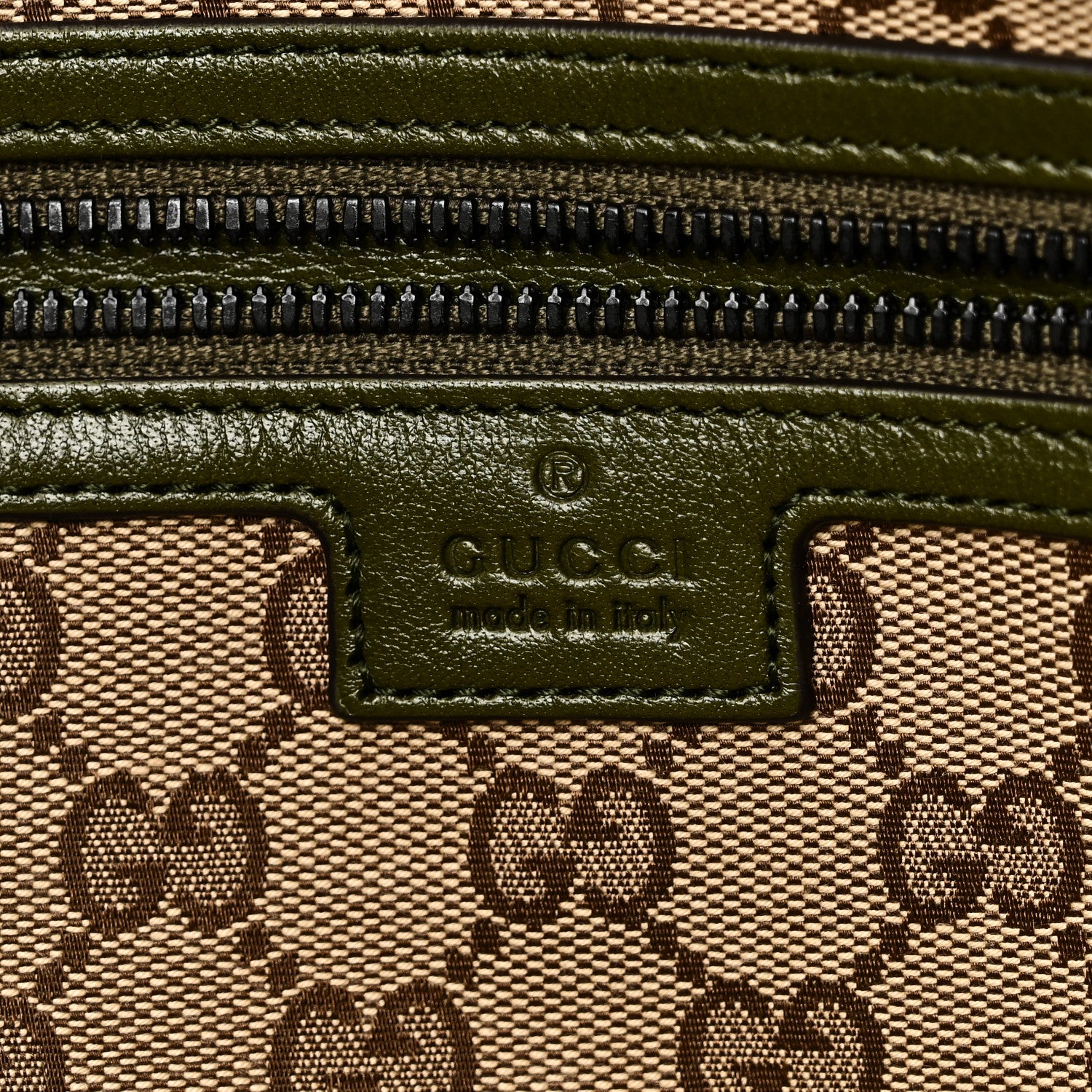 Gucci Piuma Lux Energy Monochrome Medium Double G Tote Bag Military Wood 6 of 10