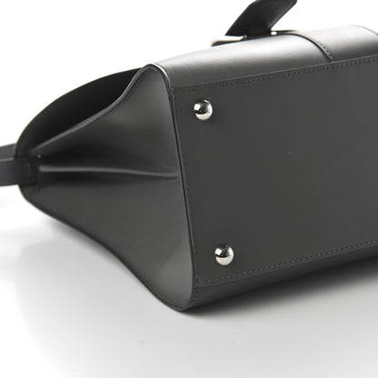 Delvaux Box Calfskin Brillant MM Satchel Dark Grey 6 of 10