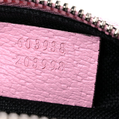 Gucci GG Supreme Monogram Psychedelic Round Shoulder Bag Black Multicolor Sugar Pink 7 of 12