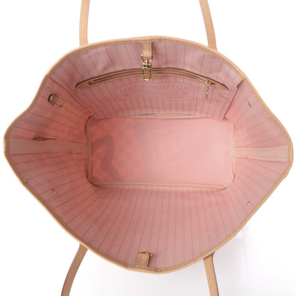 Louis Vuitton Damier Azur Tahitienne Neverfull MM 4 of 8