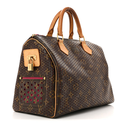 Louis Vuitton Monogram Perforated Speedy 30 Fuchsia 3 of 15